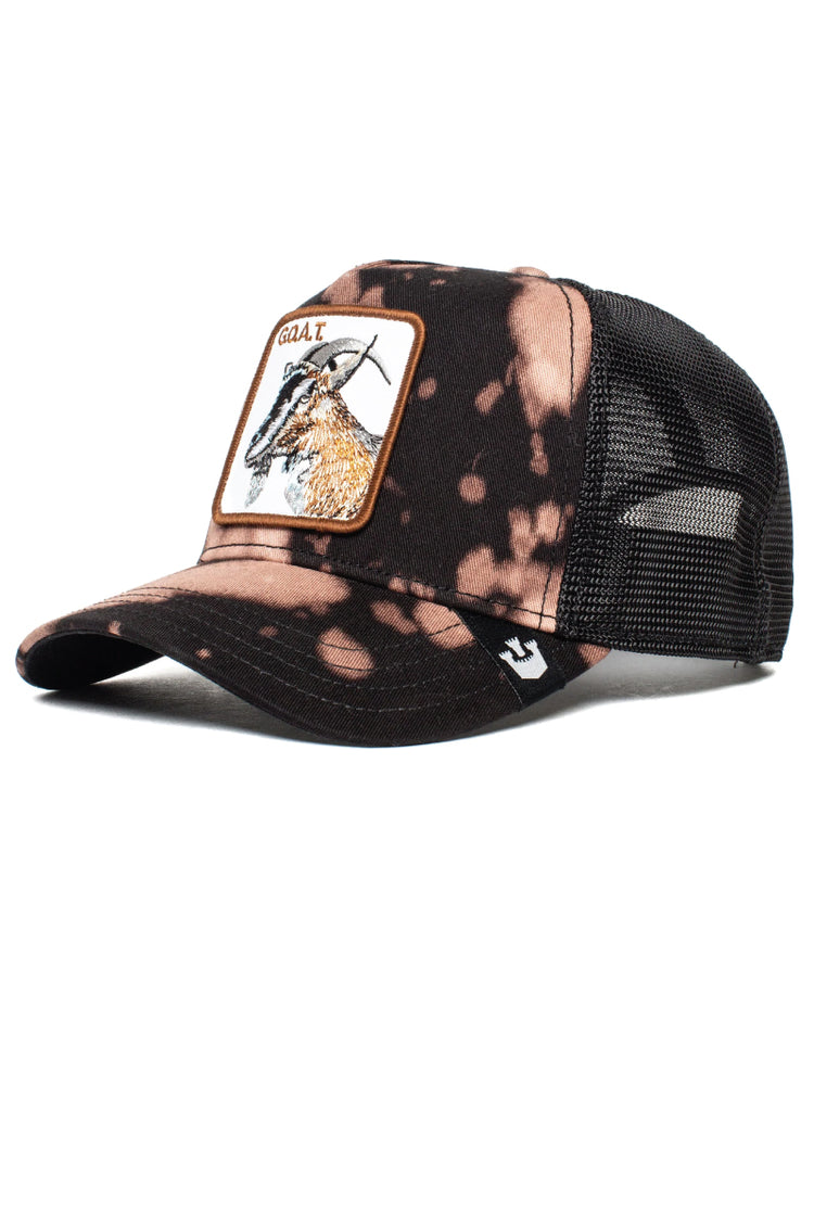 Unisex Acid Goat Trucker Hat - BLK