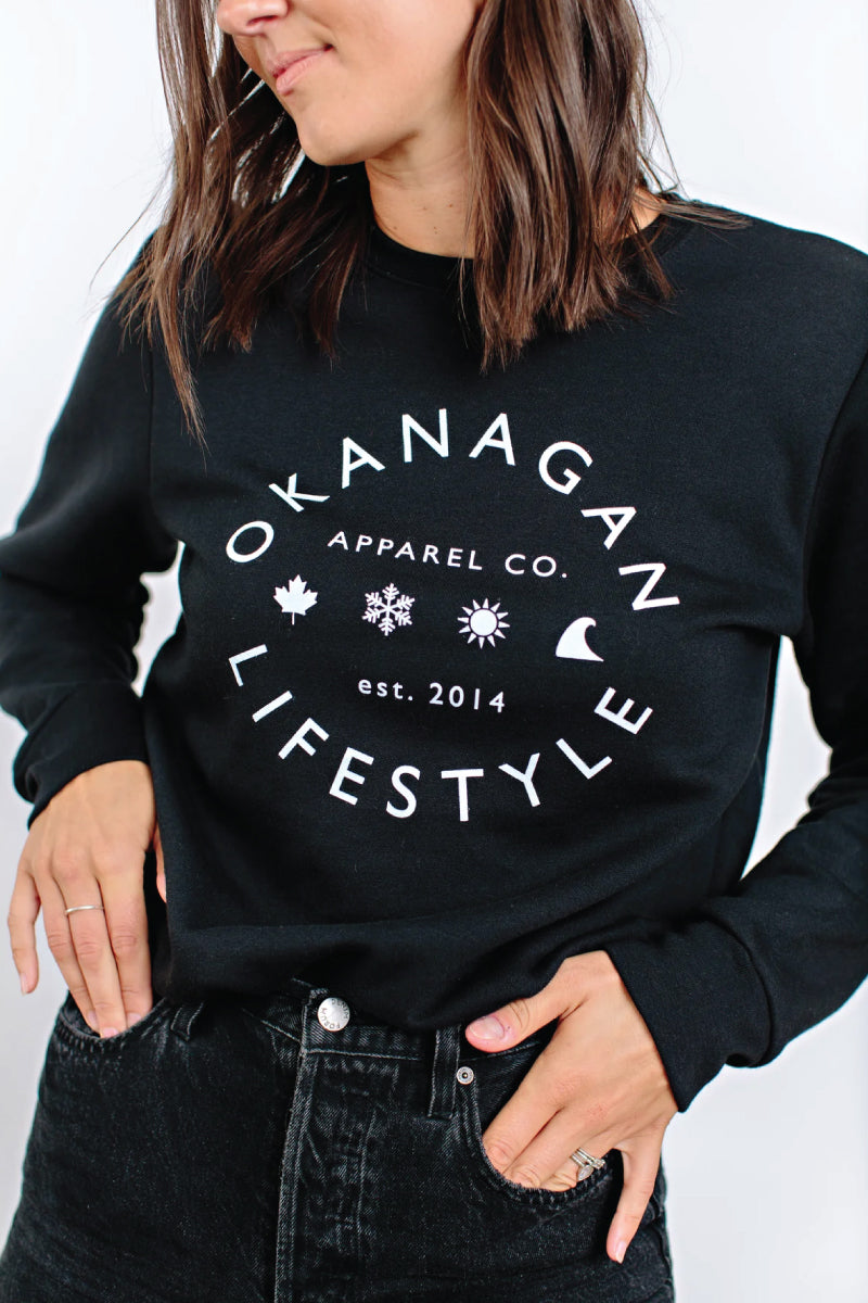 Unisex Black Community Crewneck