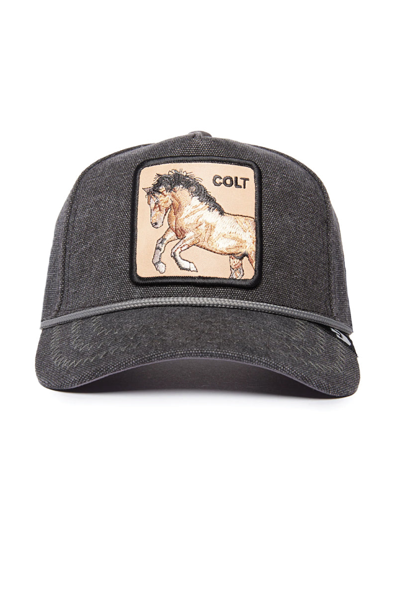 Unisex Bucking Duck Canvas Hat - BLK