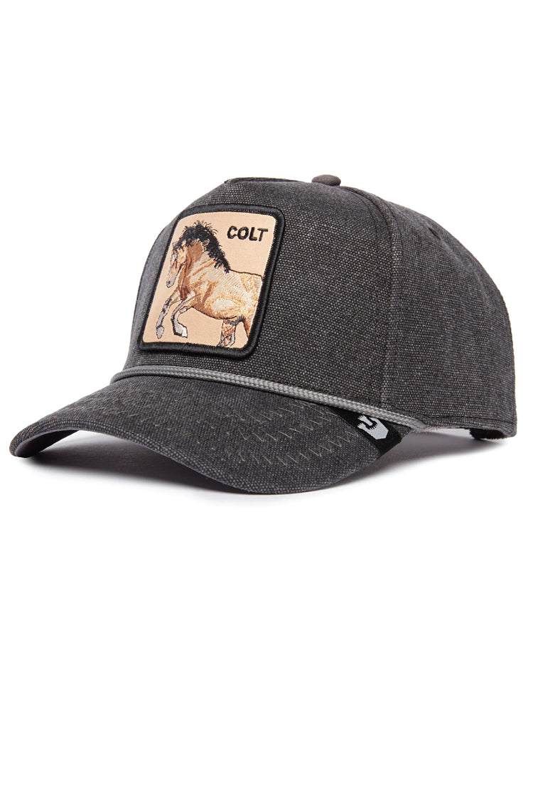 Unisex Bucking Duck Canvas Hat - BLK