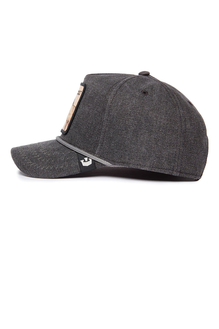 Unisex Bucking Duck Canvas Hat - BLK