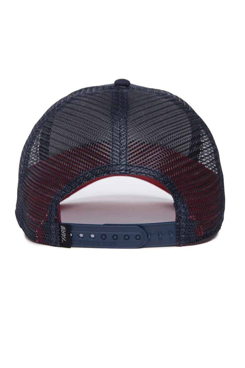 Unisex Bull Fan Trucker Hat - NVY