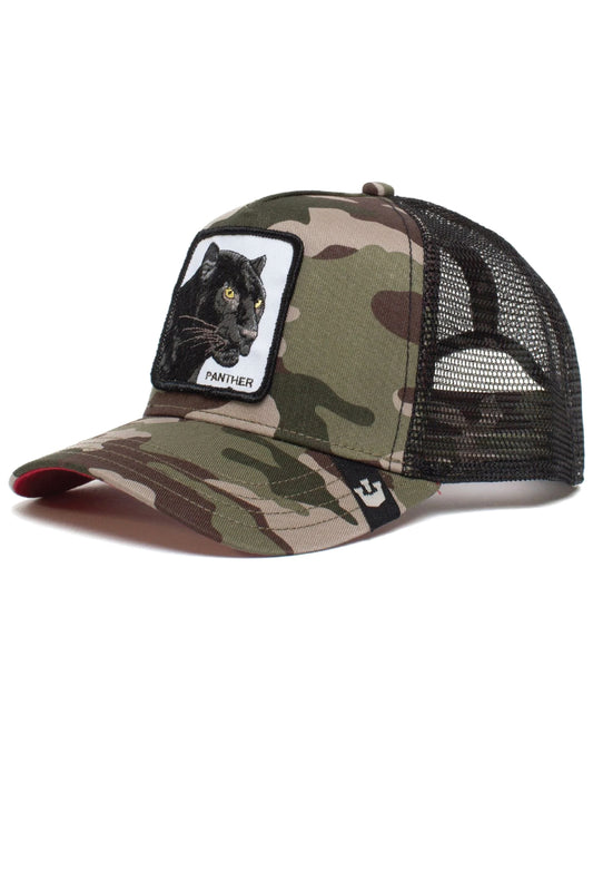 Unisex Panther Trucker Hat - CAM