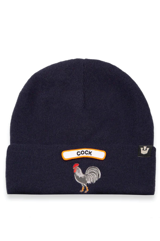 Unisex Soft Rock Cock Beanie - NVY