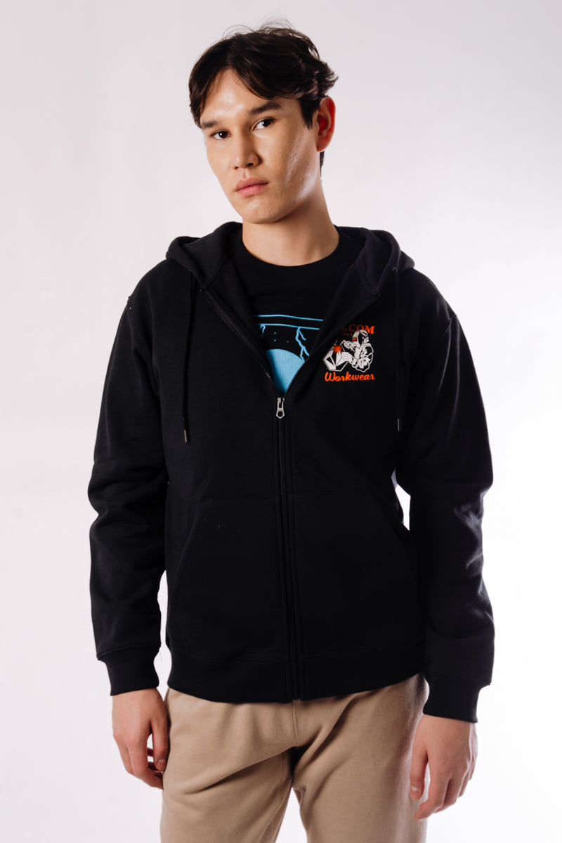 Welder Zip Hoodie - BLK