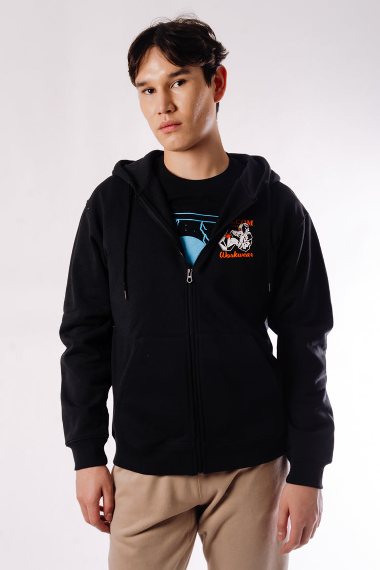 Welder Zip Hoodie - BLK