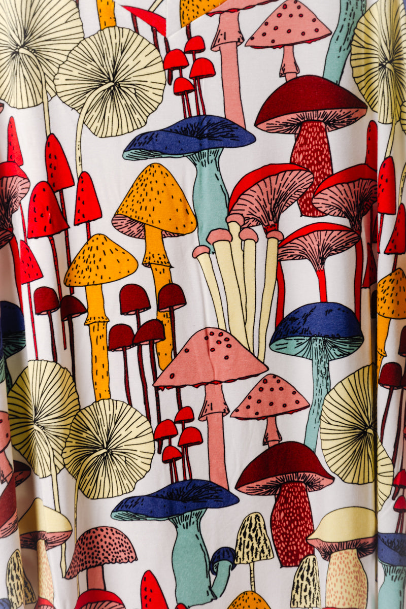 Whimsical Mushroom Flowy Tank