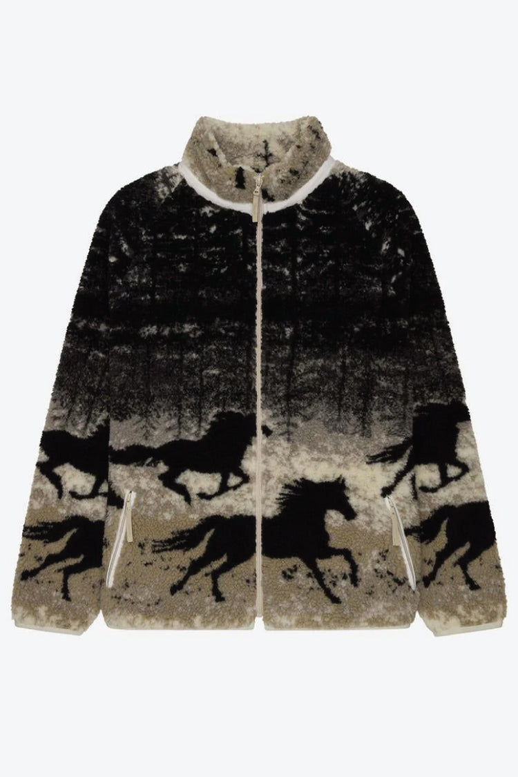 Wild Horse Terry Fleece Jacket - HOR