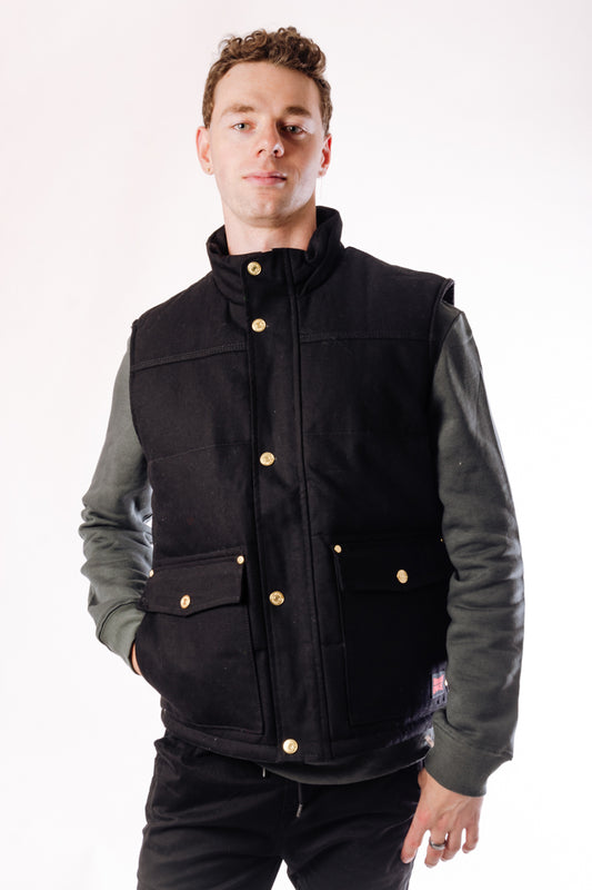 Woodsman Duck Vest - BLK