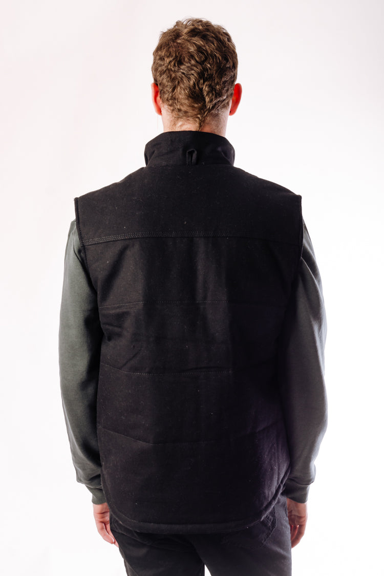 Woodsman Duck Vest - BLK