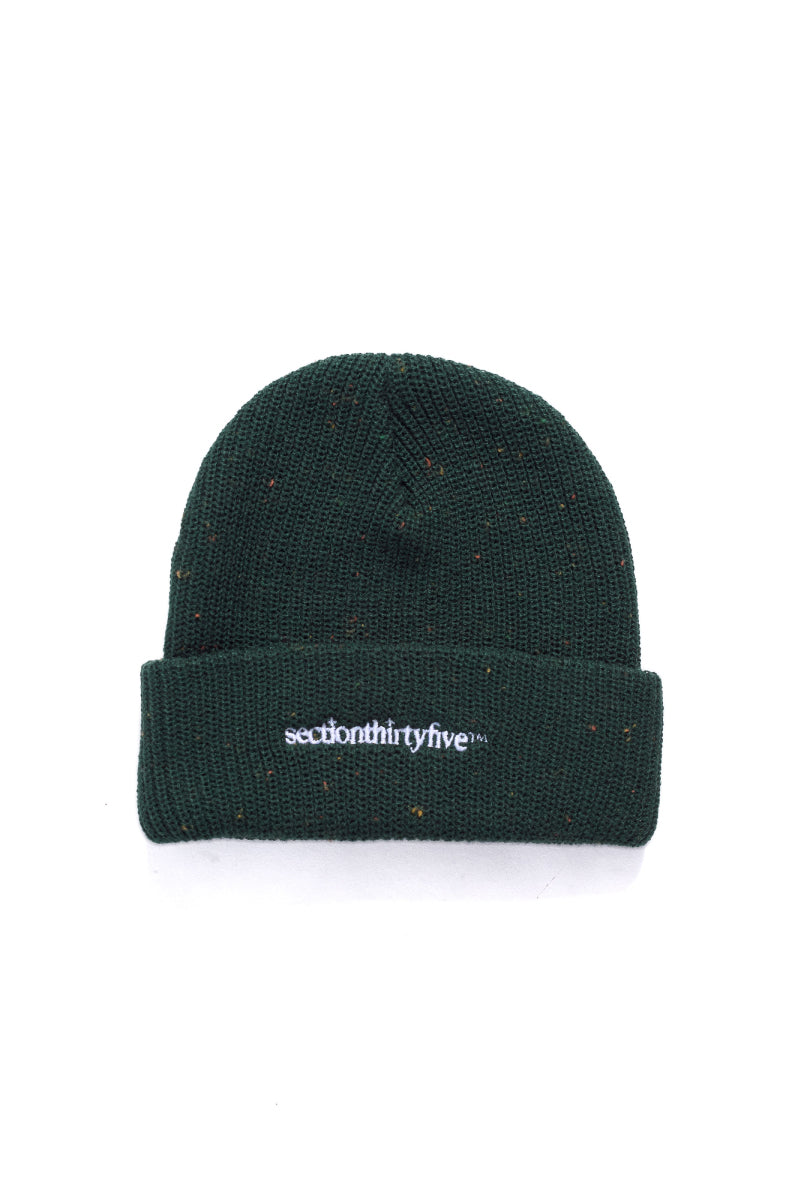 Wordmark Speckled Beanie