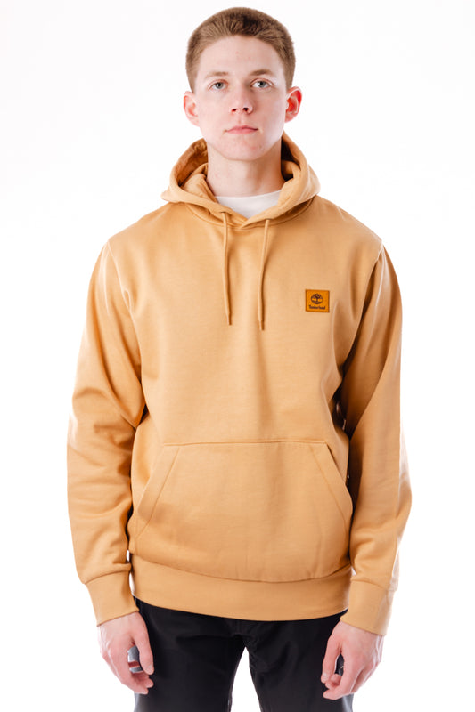 Woven Badge Hoodie - BRN