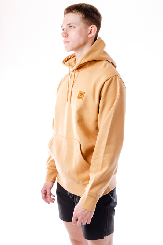 Woven Badge Hoodie - BRN