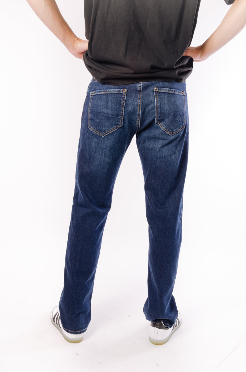 Mavi Men's Zach Straight Leg Jeans In Dark Brushed Athletic