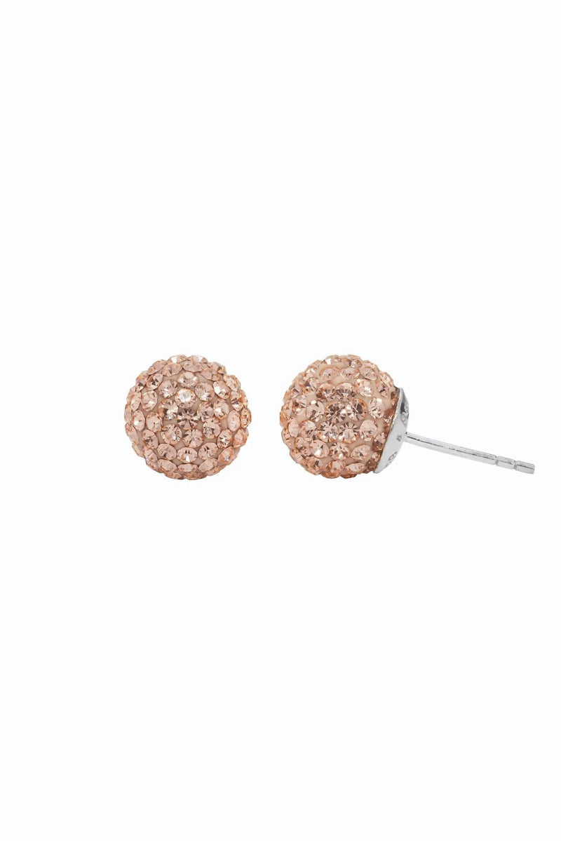 10mm Sparkle Ball Earrings