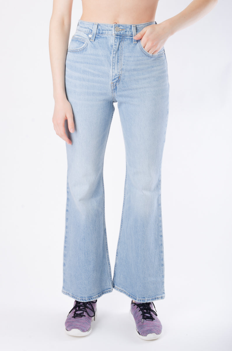 70's High Flare Women's Jeans - Light Wash