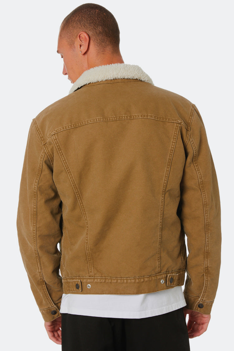 Levi's men's trucker jacket sherpa lined deals