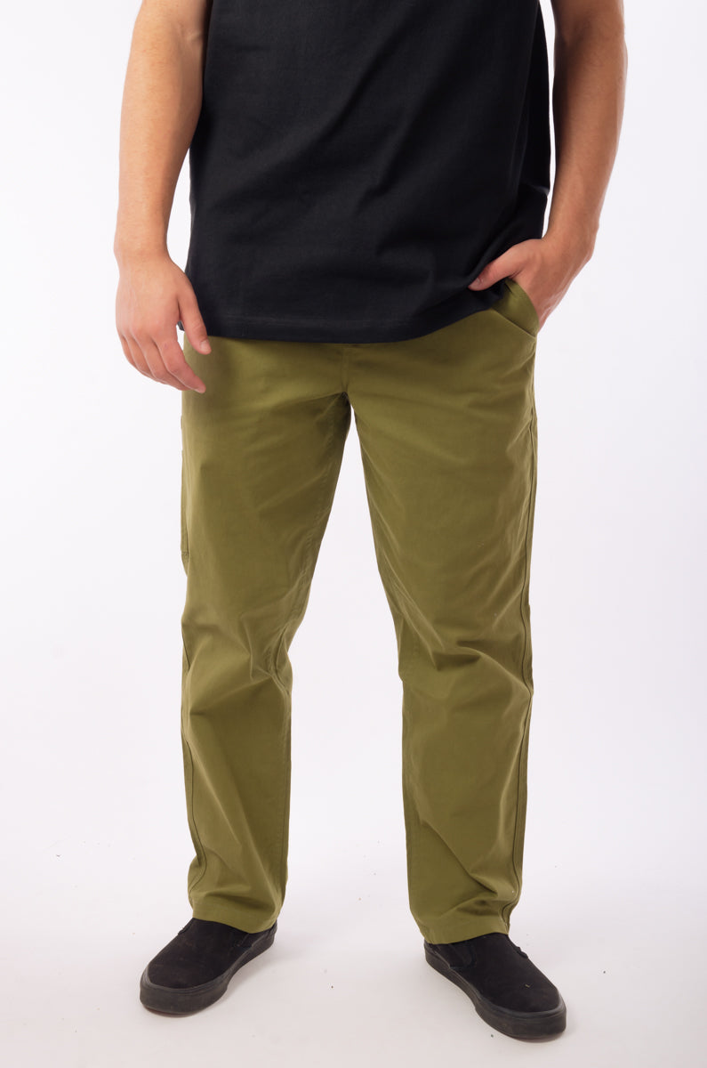 Olive Carpenter Pants