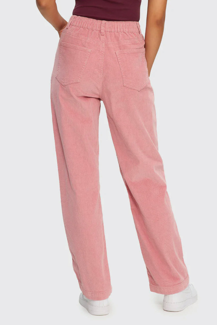 Korcula Pink | High Waisted Wide Leg Pants