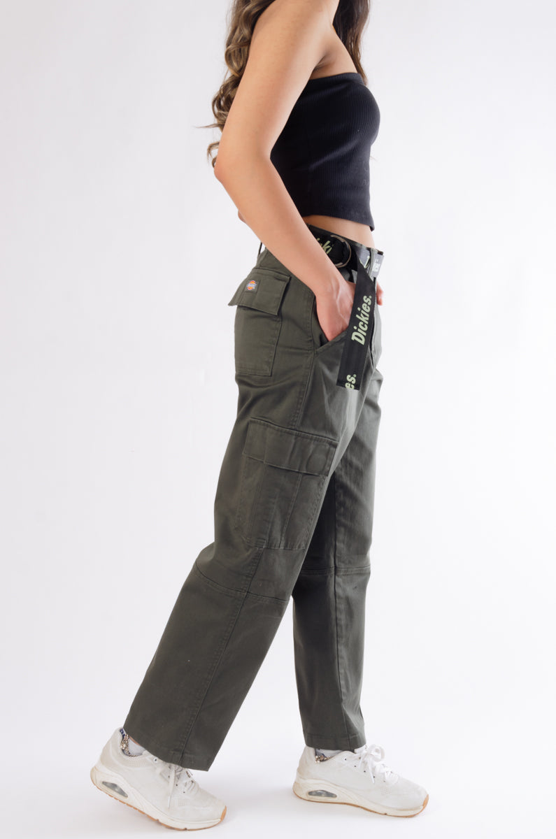 DICKIES Women's Cropped Cargo Pant  Below The Belt – Below The Belt Store
