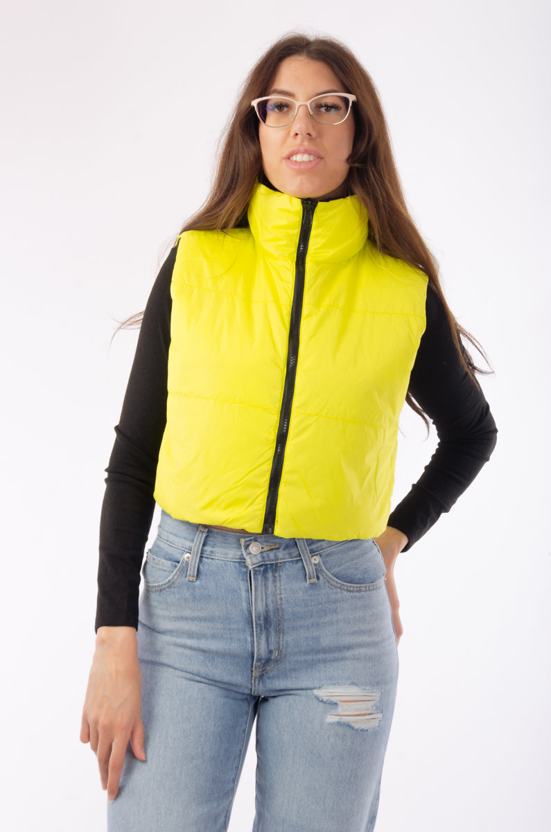 Daisy Puffer Reversible Vest