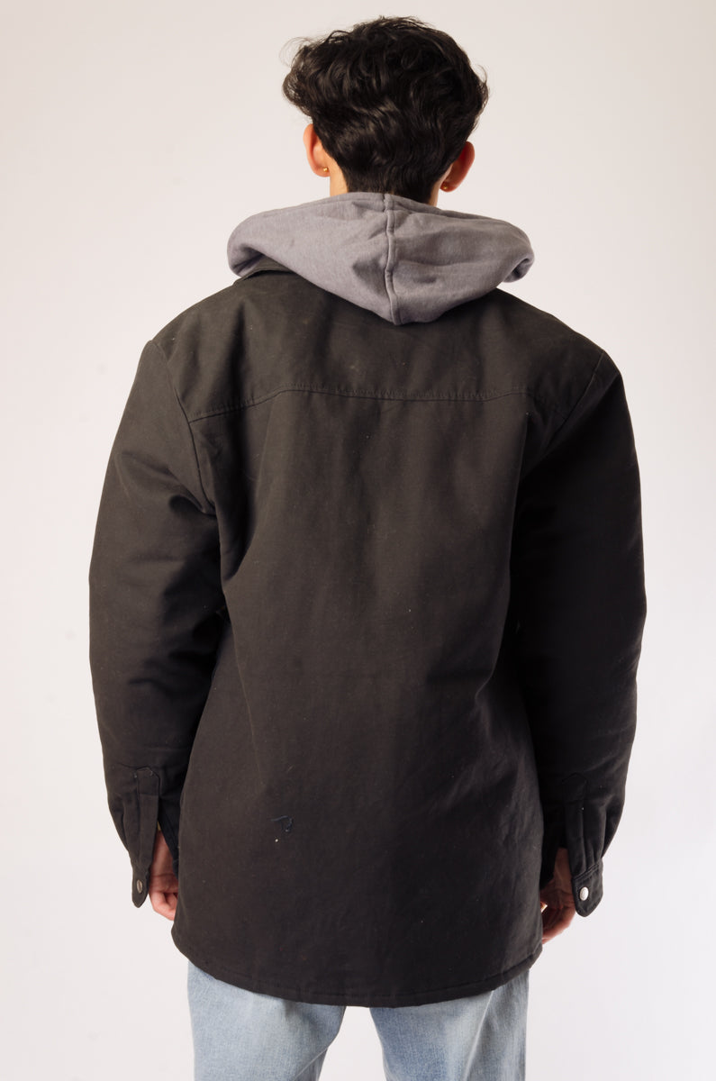 Fleece Lined Hooded Jacket