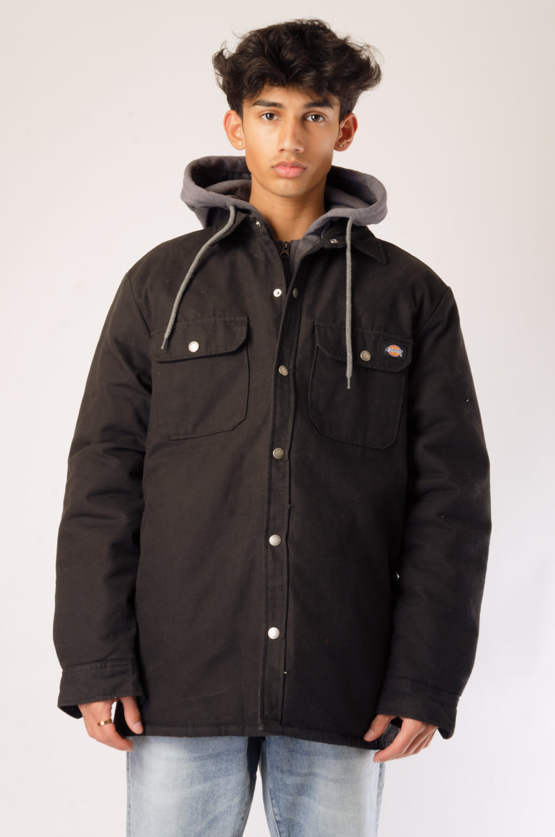 Fleece Lined Hooded Jacket