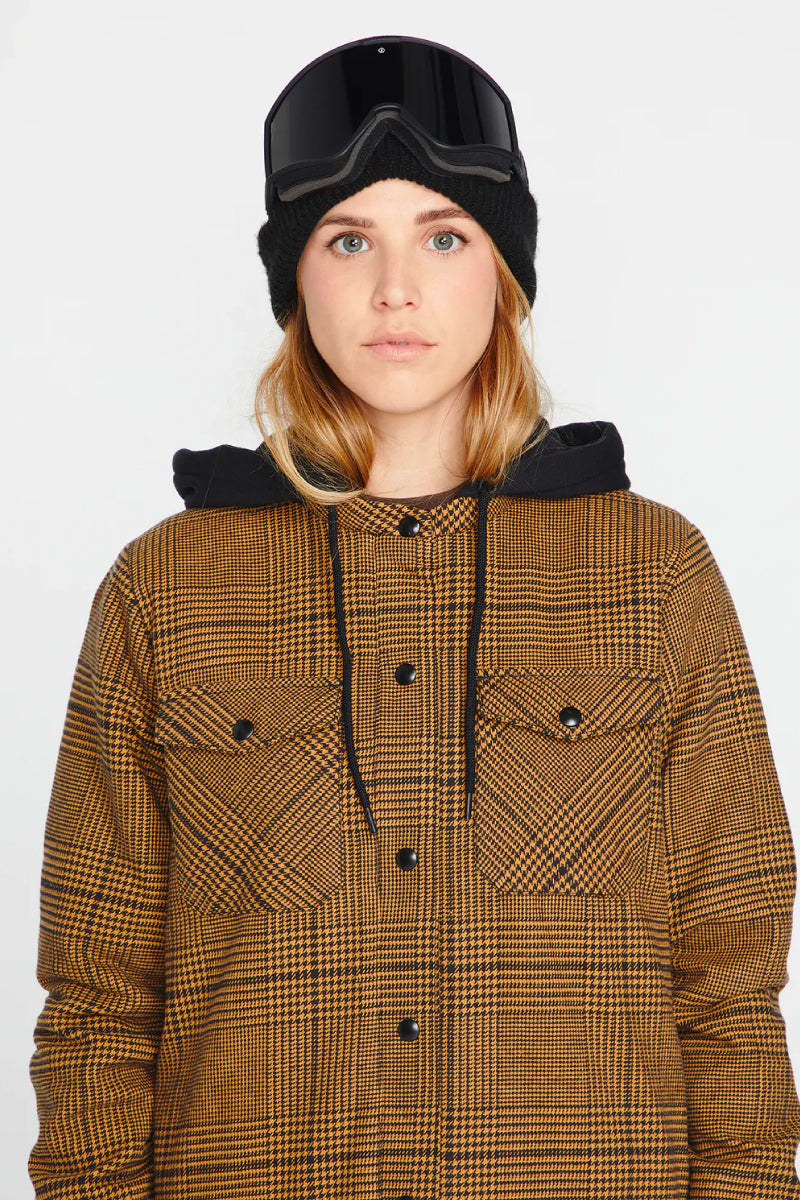 Hooded Flannel Jacket