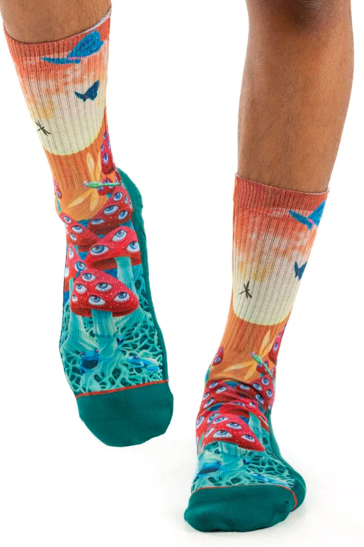 Magic Mushrooms Sock - MUL