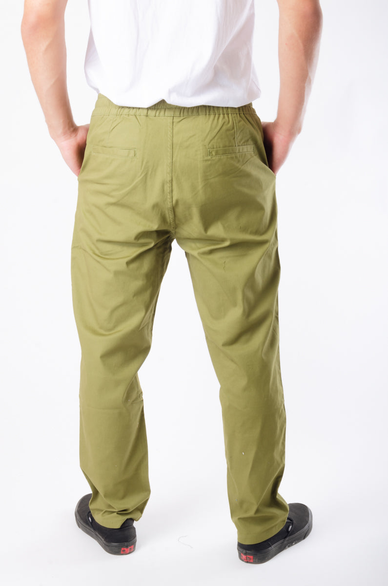 Olive Relaxed Chinos