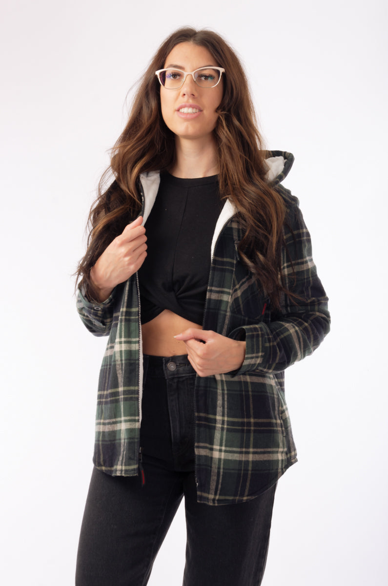 Plush Lined Flannel Jacket