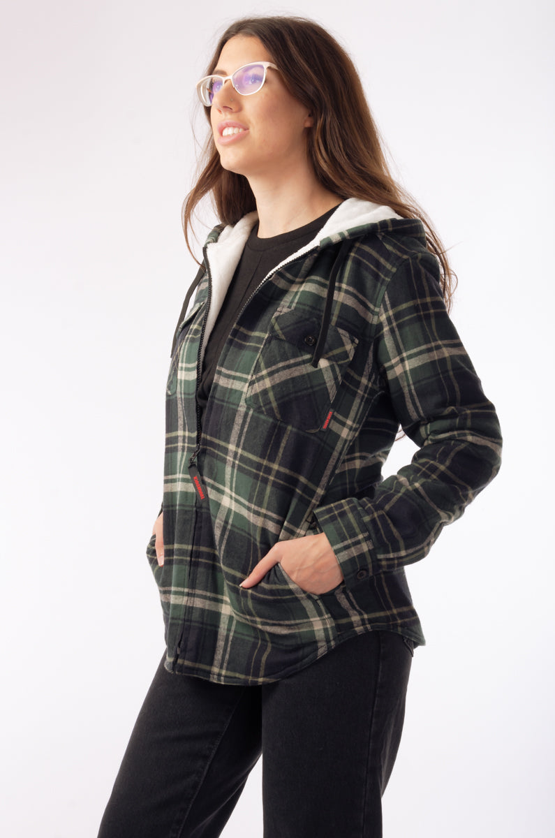 Plush Lined Flannel Jacket