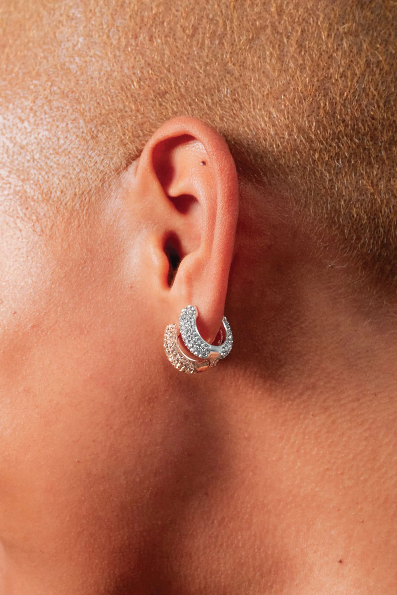 Sparkle Hoop Earrings